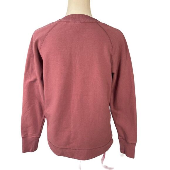 Ariat Women's Benicia Sweatshirt Raised Velvet Logo Blush Rose Size Medium - Picture 3 of 8